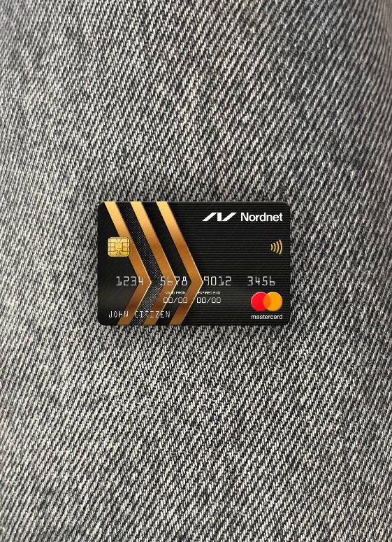 Download Sweden Nordnet AB bank mastercard photolook front Photoshop template